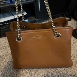 Kate Spade Tan Leather Shoulder Bag
